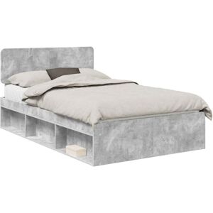 Bed Frame with Headboard Concerte 120 x 200 cm Solid Pine Wood vidaXL Bed Frame with Headboard Concerte 120 x 200 cm Solid Pine Wood vidaXL