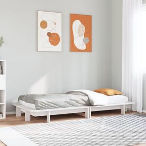 Bed Frame without Mattress White 90x200 cm Solid Wood Pine vidaXL Bed Frame without Mattress White 90x200 cm Solid Wood Pine vidaXL