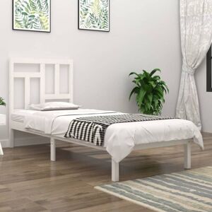Bed Frame without Mattress White 90x200 cm Solid Wood Pine Vidaxl Bed Frame without Mattress White 90x200 cm Solid Wood Pine Vidaxl