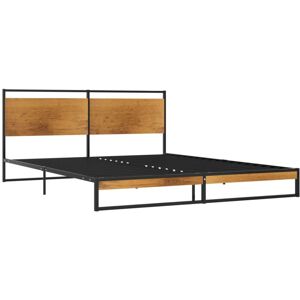 Bed Frame without Mattress Metal 160x200 cm Vidaxl Bed Frame without Mattress Metal 160x200 cm Vidaxl
