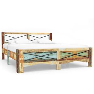 Vidaxl - Bed Frame without Mattress Solid Reclaimed Wood 160x200 cm Vidaxl - Bed Frame without Mattress Solid Reclaimed Wood 160x200 cm
