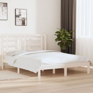 Bed Frame without Mattress White 160x200 cm Solid Wood Pine Vidaxl Bed Frame without Mattress White 160x200 cm Solid Wood Pine Vidaxl
