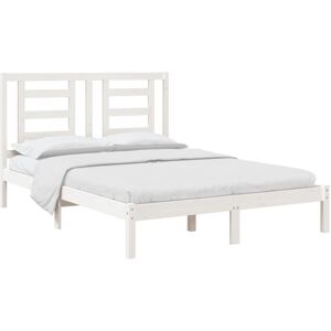 Bed Frame without Mattress White 140x200 cm Solid Wood Pine Vidaxl Bed Frame without Mattress White 140x200 cm Solid Wood Pine Vidaxl