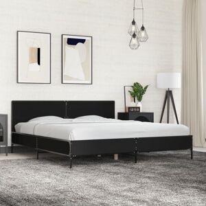 Bed Frame without Mattress Black 180x200 cm Super King Vidaxl Bed Frame without Mattress Black 180x200 cm Super King Vidaxl