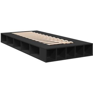 Bed Frame without Mattress Black 75x190 cm Small Single Vidaxl Bed Frame without Mattress Black 75x190 cm Small Single Vidaxl