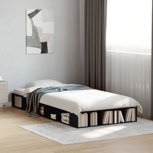Bed Frame without Mattress Black 90x200 cm Vidaxl Bed Frame without Mattress Black 90x200 cm Vidaxl