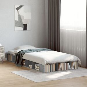 Bed Frame without Mattress Concrete Grey 75x190 cm Small Single Vidaxl Bed Frame without Mattress Concrete Grey 75x190 cm Small Single Vidaxl
