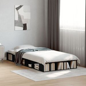 Bed Frame without Mattress Black 100x200 cm Vidaxl Bed Frame without Mattress Black 100x200 cm Vidaxl
