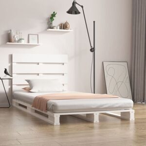 Bed Frame without Mattress White 90x200 cm Solid Wood Pine Vidaxl Bed Frame without Mattress White 90x200 cm Solid Wood Pine Vidaxl