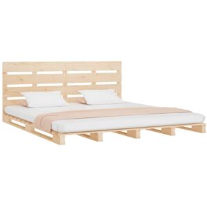 Vidaxl - Bed Frame without Mattress 180x200 cm Super King Solid Wood Pine Vidaxl - Bed Frame without Mattress 180x200 cm Super King Solid Wood Pine