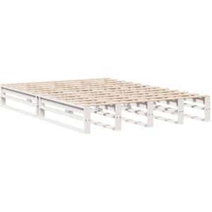 Bed Frame without Mattress White 120x200 cm Solid Wood Pine vidaXL Bed Frame without Mattress White 120x200 cm Solid Wood Pine vidaXL