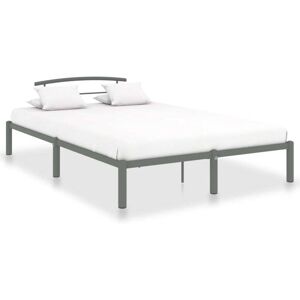 284664 Bed Frame without Mattress Grey Metal 120x200 cm Vidaxl 284664 Bed Frame without Mattress Grey Metal 120x200 cm Vidaxl