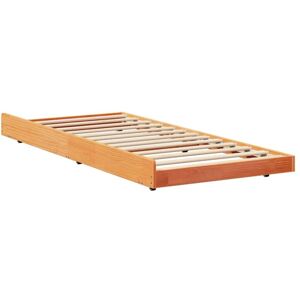 Bed Frame Brown 90 x 200 cm Solid Pine wood Vidaxl Bed Frame Brown 90 x 200 cm Solid Pine wood Vidaxl