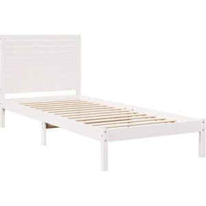 Extra Long Bed Frame without Mattress White 90x210 cm Solid Wood Vidaxl Extra Long Bed Frame without Mattress White 90x210 cm Solid Wood Vidaxl