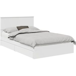 Storage Bed with Headboard White 120 x 190 cm Engineered Wood vidaXL Storage Bed with Headboard White 120 x 190 cm Engineered Wood vidaXL