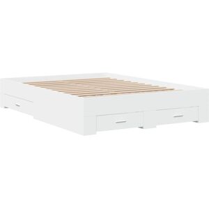 Bed Frame with Drawers without Mattress White 120x200 cm vidaXL Bed Frame with Drawers without Mattress White 120x200 cm vidaXL