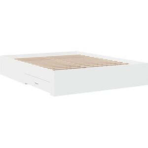Bed Frame with Drawers without Mattress White 160x200 cm Vidaxl Bed Frame with Drawers without Mattress White 160x200 cm Vidaxl