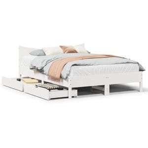 vidaXL Bed Frame with Drawers 160x200 cm - Bed Frame vidaXL Bed Frame with Drawers 160x200 cm - Bed Frame