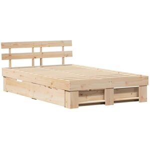 Vidakxl Bed Frame with Storage Drawers - Brown - Bed Frame Vidakxl Bed Frame with Storage Drawers - Brown - Bed Frame