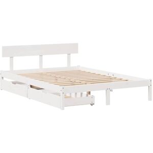 vidaXL Bed Frame with Drawers White 120x200cm vidaXL Bed Frame with Drawers White 120x200cm