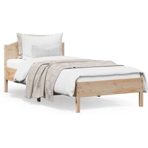 Bed Frame without Mattress 100x200 cm Solid Wood Pine Vidaxl Bed Frame without Mattress 100x200 cm Solid Wood Pine Vidaxl