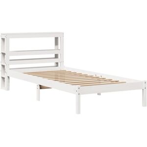 Bed Frame without Mattress White 90x200 cm Solid Wood Pine Vidaxl Bed Frame without Mattress White 90x200 cm Solid Wood Pine Vidaxl