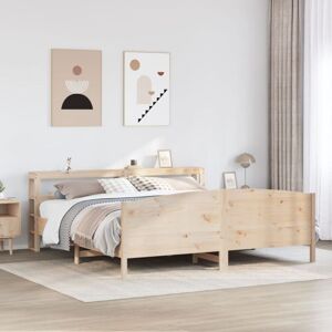Bed Frame without Mattress 180x200 cm Super King Solid Wood Pine Vidaxl Bed Frame without Mattress 180x200 cm Super King Solid Wood Pine Vidaxl