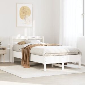 Vidaxl - Bed Frame without Mattress White 90x200 cm Solid Wood Pine Vidaxl - Bed Frame without Mattress White 90x200 cm Solid Wood Pine