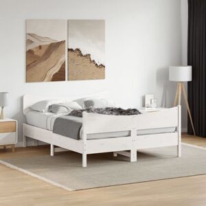 Bed Frame without Mattress White 160x200 cm Solid Wood Pine Vidaxl Bed Frame without Mattress White 160x200 cm Solid Wood Pine Vidaxl