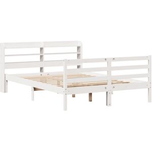 Bed Frame with Headboard without Mattress White 120x200 cm Vidaxl Bed Frame with Headboard without Mattress White 120x200 cm Vidaxl