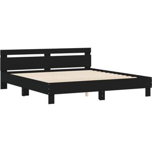 Bed Frame without Mattress Black 180x200 cm Super King Vidaxl Bed Frame without Mattress Black 180x200 cm Super King Vidaxl