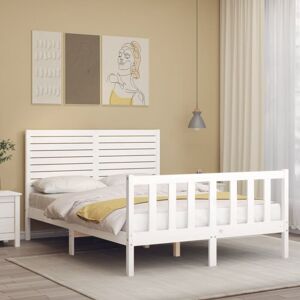 Bed Frame without Mattress White 120x200 cm Solid Wood Pine Vidaxl Bed Frame without Mattress White 120x200 cm Solid Wood Pine Vidaxl