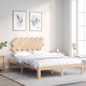Bed Frame without Mattress Small Double Solid Wood Pine vidaXL Bed Frame without Mattress Small Double Solid Wood Pine vidaXL
