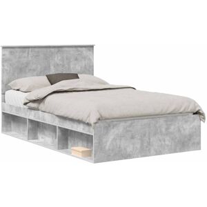 Bed Frame with Headboard Concerte 120 x 190 cm Solid Pine Wood vidaXL Bed Frame with Headboard Concerte 120 x 190 cm Solid Pine Wood vidaXL