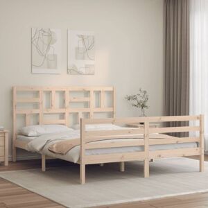 Bed Frame without Mattress 160x200 cm Solid Wood Vidaxl Bed Frame without Mattress 160x200 cm Solid Wood Vidaxl