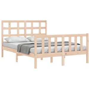 JINLEFU Bed Frame without Mattress 120x200 cm Solid Wood Pine vidaXL JINLEFU Bed Frame without Mattress 120x200 cm Solid Wood Pine vidaXL
