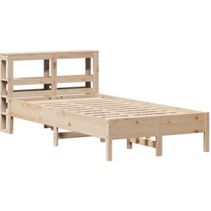 vidaXL Bed Frame Solid Pine 75x190cm - Single vidaXL Bed Frame Solid Pine 75x190cm - Single