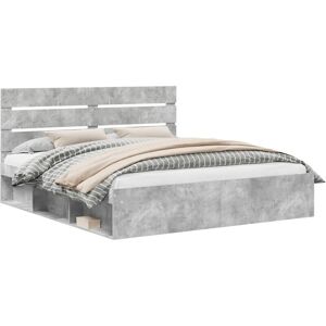 Bed Frame with Headboard Concerte 180 x 200 cm Solid Pine Wood vidaXL Bed Frame with Headboard Concerte 180 x 200 cm Solid Pine Wood vidaXL