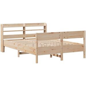 Bed Frame without Mattress 135x190 cm Double Solid Wood Pine Vidaxl Bed Frame without Mattress 135x190 cm Double Solid Wood Pine Vidaxl
