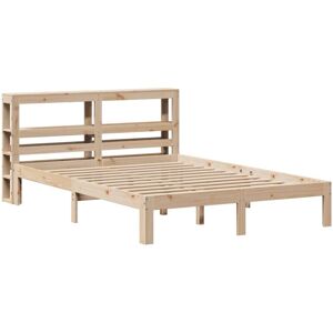 Bed Frame with Headboard without Mattress 140x190 cm vidaXL Bed Frame with Headboard without Mattress 140x190 cm vidaXL