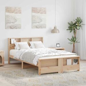 Vidaxl - Bed Frame with Headboard Brown 120 x 200 cm Solid pine wood Vidaxl - Bed Frame with Headboard Brown 120 x 200 cm Solid pine wood