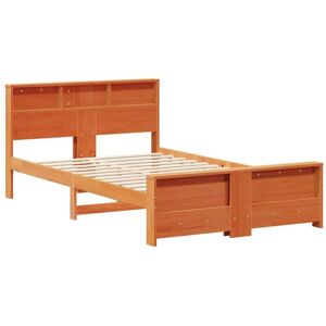 Vidaxl - Bed Frame with Headboard Wax brown 120 x 200 cm Solid pine wood Vidaxl - Bed Frame with Headboard Wax brown 120 x 200 cm Solid pine wood