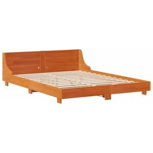 vidaXL Bed Frame - 150x200 cm - Rustic Solid Pinewood vidaXL Bed Frame - 150x200 cm - Rustic Solid Pinewood