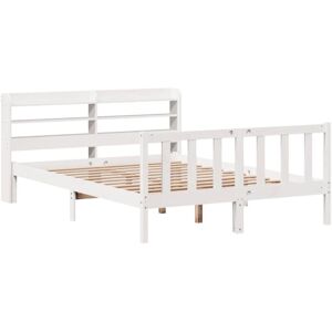 Bed Frame without Mattress White 140x200 cm Solid Wood Pine Vidaxl Bed Frame without Mattress White 140x200 cm Solid Wood Pine Vidaxl