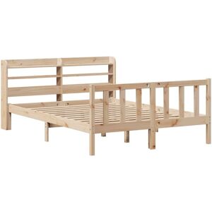 Bed Frame without Mattress 140x190 cm Solid Wood Pine Vidaxl Bed Frame without Mattress 140x190 cm Solid Wood Pine Vidaxl