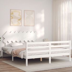Bed Frame without Mattress White 160x200 cm Solid Wood Vidaxl Bed Frame without Mattress White 160x200 cm Solid Wood Vidaxl