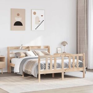 Bed Frame with Headboard without Mattress 135x190 cm Double Vidaxl Bed Frame with Headboard without Mattress 135x190 cm Double Vidaxl