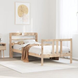 Bed Frame with Headboard without Mattress 90x190 cm Single Vidaxl Bed Frame with Headboard without Mattress 90x190 cm Single Vidaxl