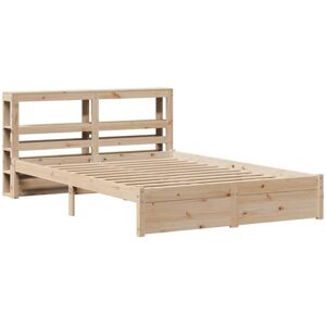 Bed Frame with Headboard without Mattress 140x190 cm vidaXL Bed Frame with Headboard without Mattress 140x190 cm vidaXL