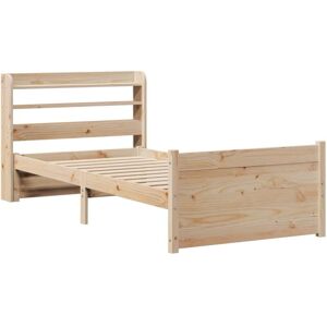 Bed Frame with Headboard without Mattress 100x200 cm Vidaxl Bed Frame with Headboard without Mattress 100x200 cm Vidaxl
